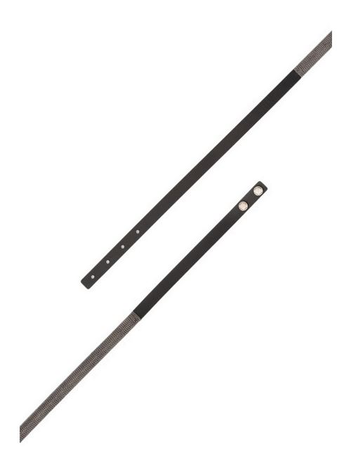 women's black leather belt Orciani | D10358-NAPPA CHAINNERO